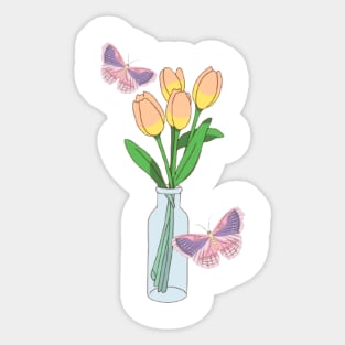 tulips Sticker